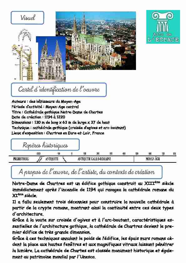 [PDF] La cathédrale gothique Notre-Dame de Chartres
