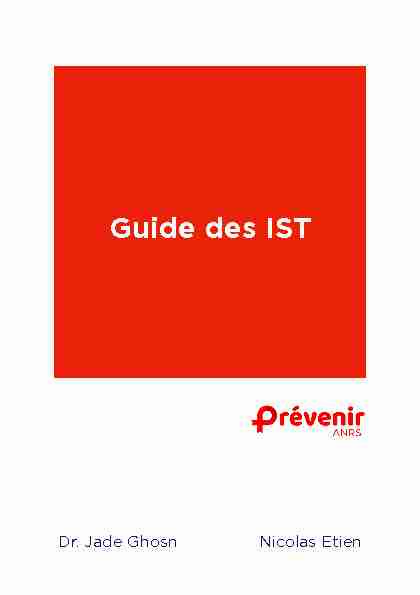 [PDF] Guide IST mise en page A5 20181108 - ANRS Prevenir
