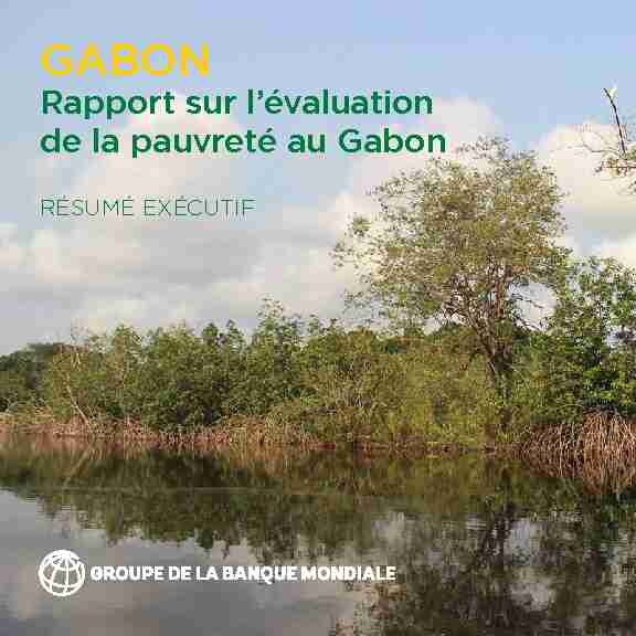 Rapport sur lévaluation de la pauvreté au Gabon