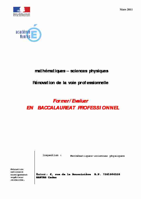 [PDF] Dossier CCF BAC PRO nantes