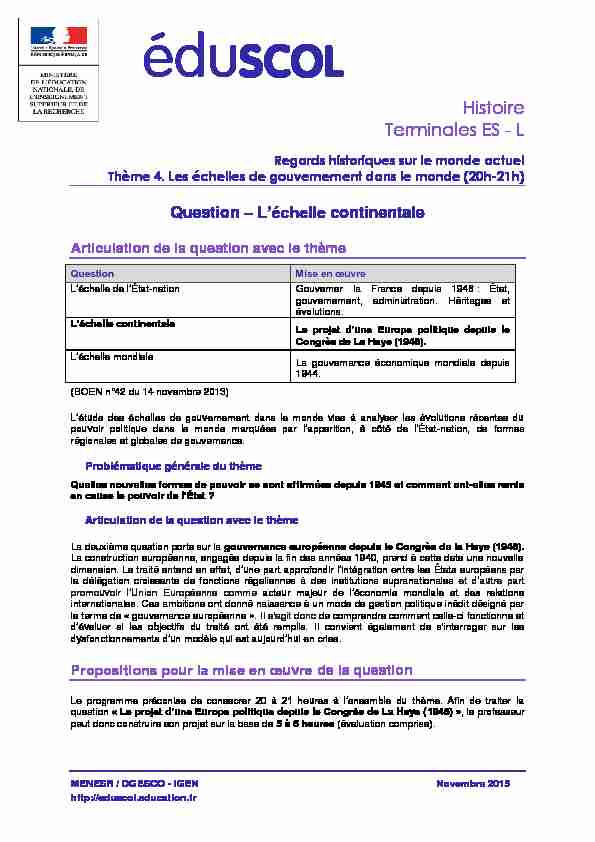 [PDF] Léchelle continentale - mediaeduscoleducationfr - Ministère de l