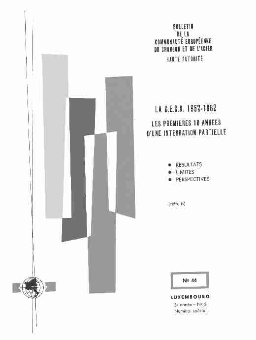[PDF] LA CECA 1952-1962