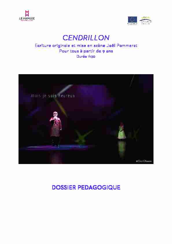 [PDF] Cendrillon - dossier pédagogique - Tous à lécole