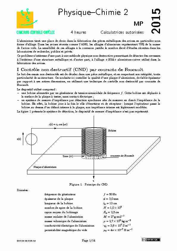 [PDF] Physique--Chimie 2 MP - concours Centrale-Supélec