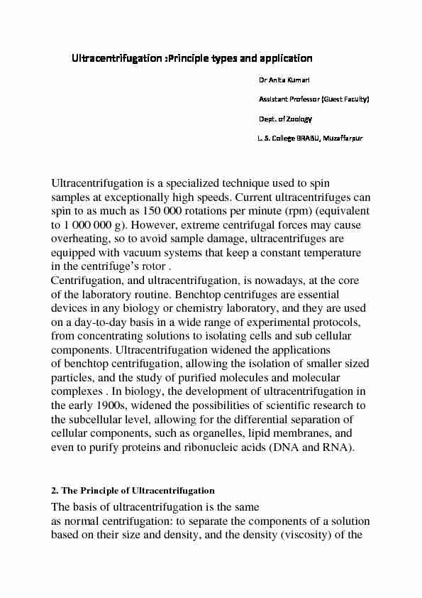 [PDF] ultracentrifugationpdf - LS College