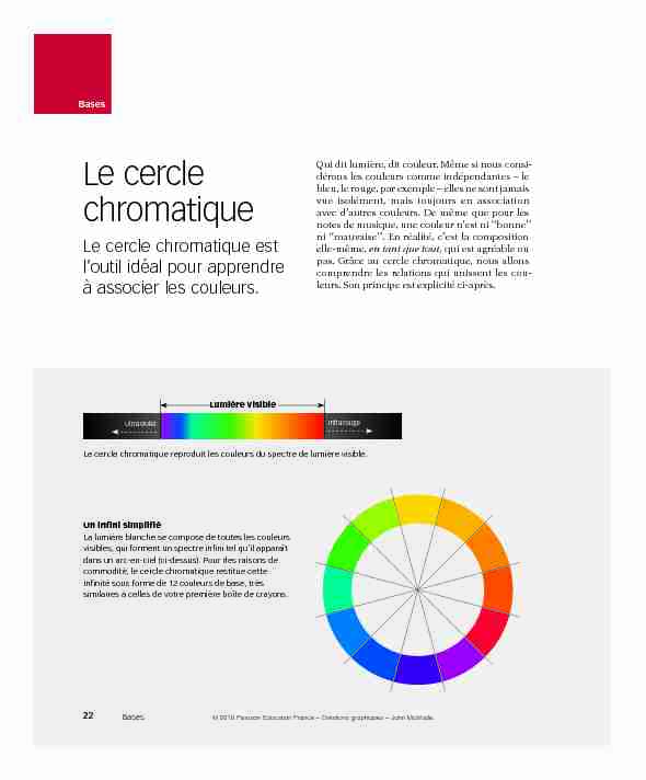 [PDF] Le cercle chromatique - Pearson France