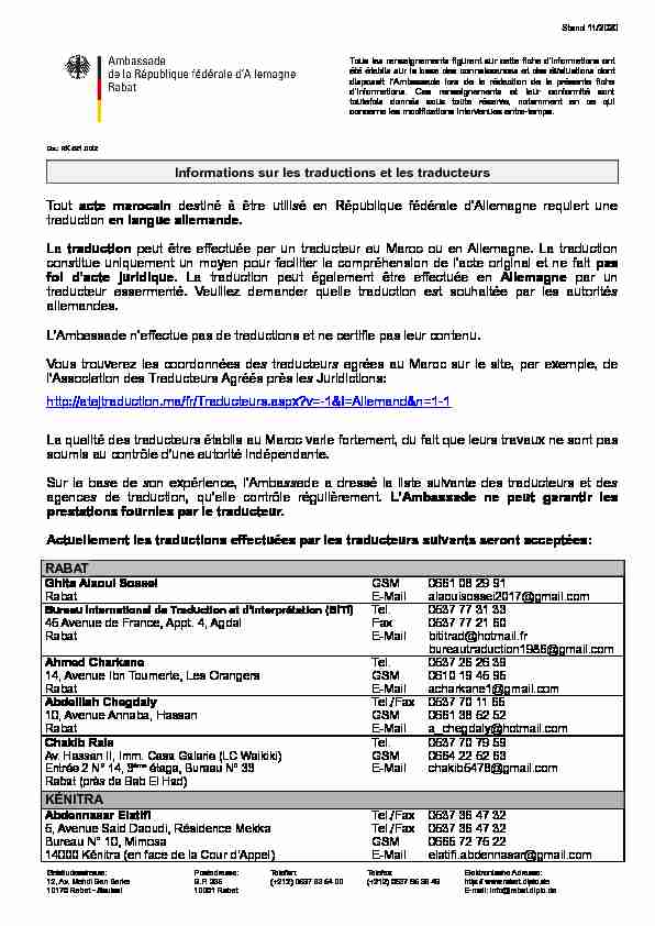 [PDF] Briefkopf Botschaft - Ambassade dAllemagne à Rabat