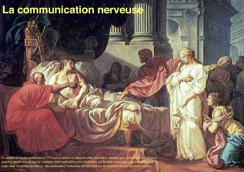 [PDF] La communication nerveuse - Exobiologieinfo