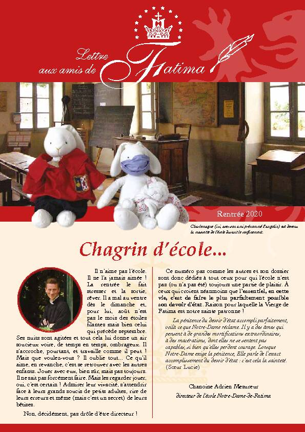 [PDF] Chagrin décole - Notre-Dame-de-Fatima