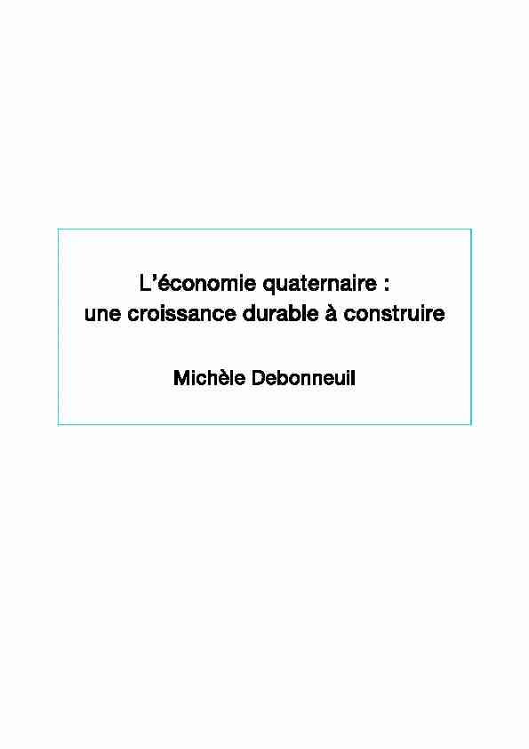 [PDF] Léconomie quaternaire - Les Archives de strategiegouvfr