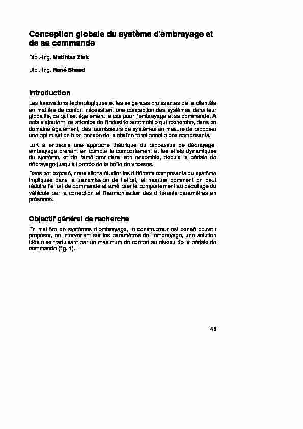[PDF] Conception globale du système dembrayage et de sa commande