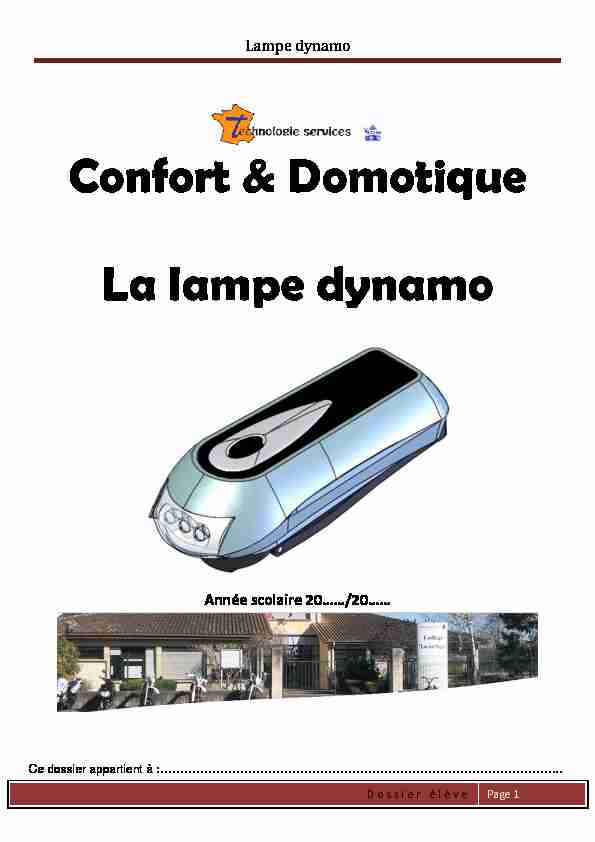[PDF] Lampe dynamo - Technoschool