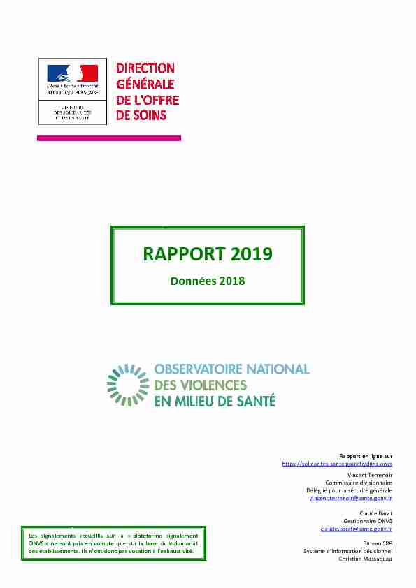 RAPPORT 2019