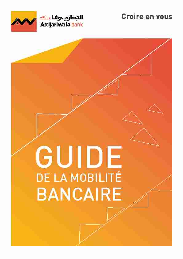 [PDF] BANCAIRE - Attijariwafa bank