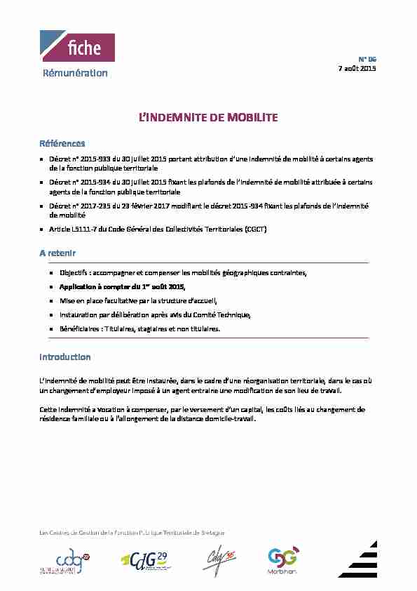 [PDF] LINDEMNITE DE MOBILITE - CDG35