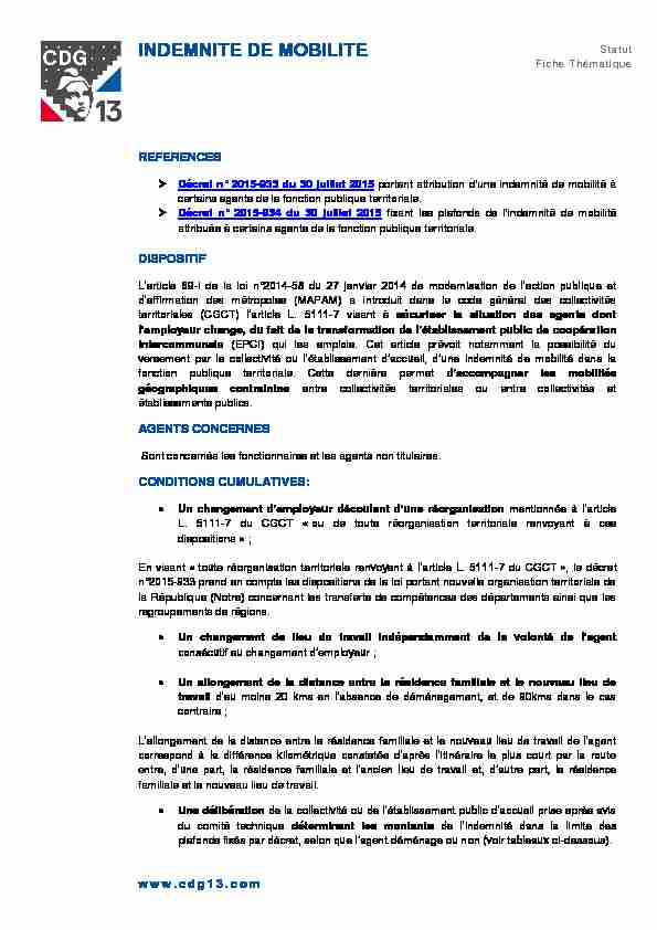 [PDF] INDEMNITE DE MOBILITE - CDG13