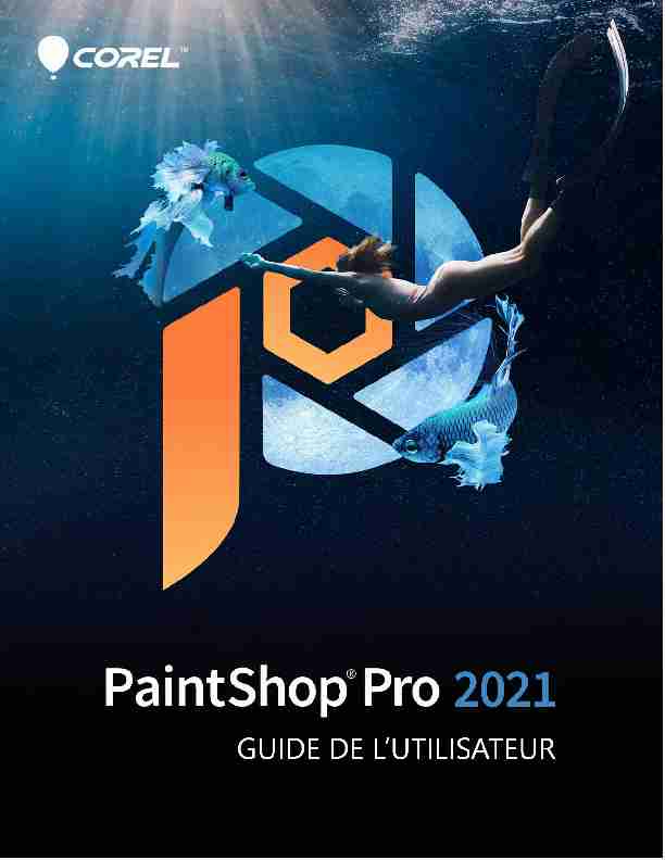 Corel PaintShop Pro 2021 Guide de lutilisateur