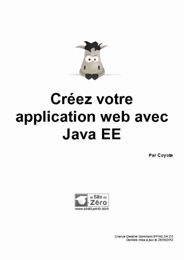 [PDF] Créez votre application web avec Java EE - SupMTI