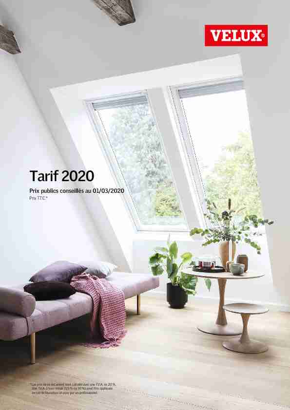 [PDF] Tarif 2020