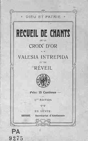 [PDF] RECUEIL DE CHANTS - RERO DOC