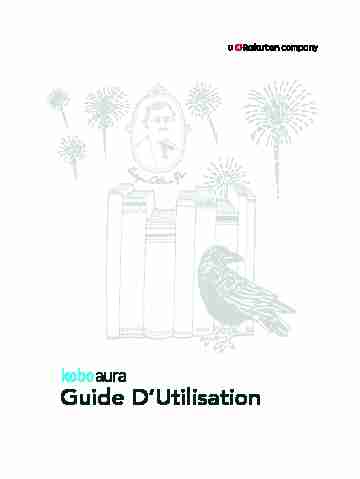 [PDF] Guide dutilisation de la liseuse Kobo Aura