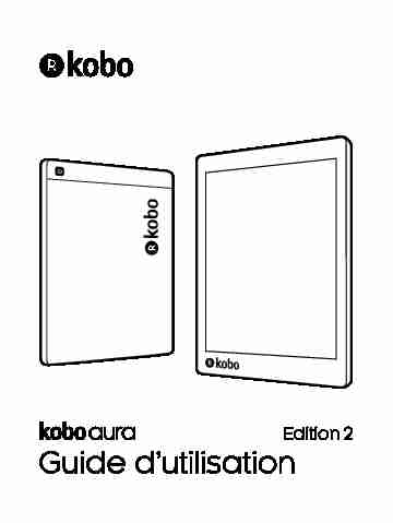 Manuel dutilisation de Kobo Aura 2ème édition