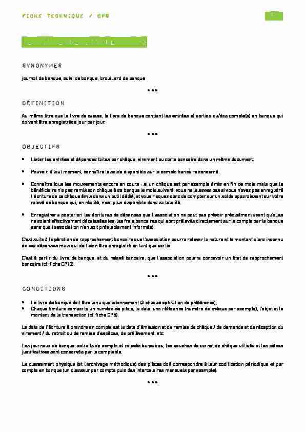[PDF] LE LIVRE DE BANQUE / CP9  Plateforme Elsa