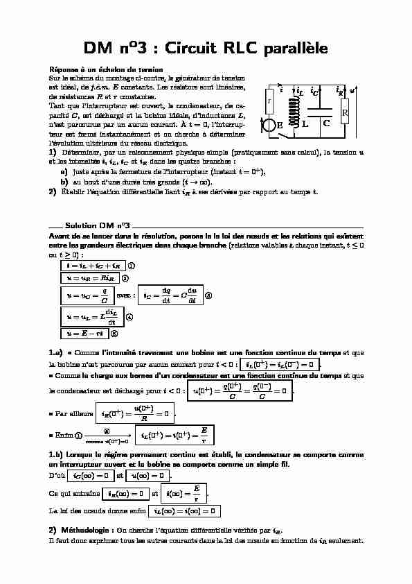 [PDF] DM n 3 : Circuit RLC parall`ele