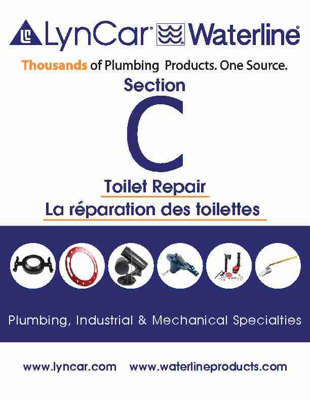 [PDF] Section Toilet Repair La réparation des toilettes - Lyncar