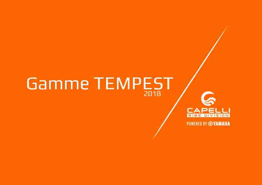 Gamme TEMPEST