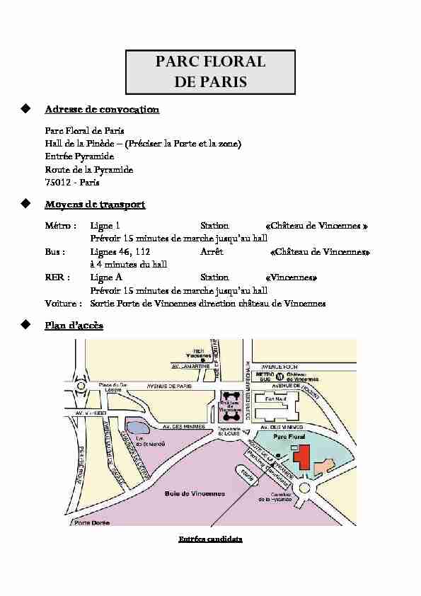 [PDF] Parc Floral de Paris - banques-ecoles
