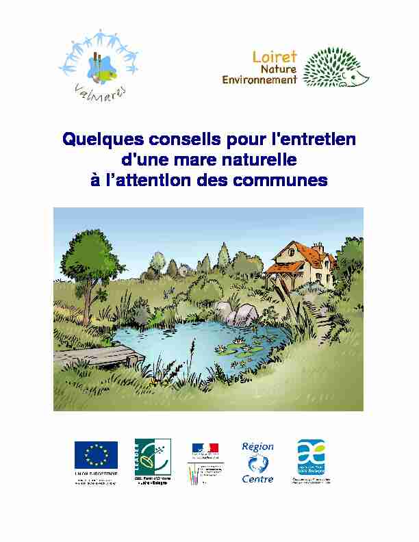 [PDF] entretien mare - Loiret Nature Environnement