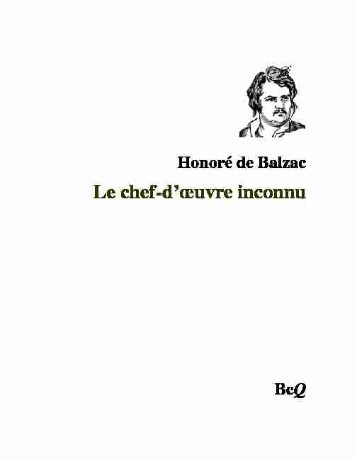 [PDF] Honoré de Balzac - Le chef-dœuvre inconnu
