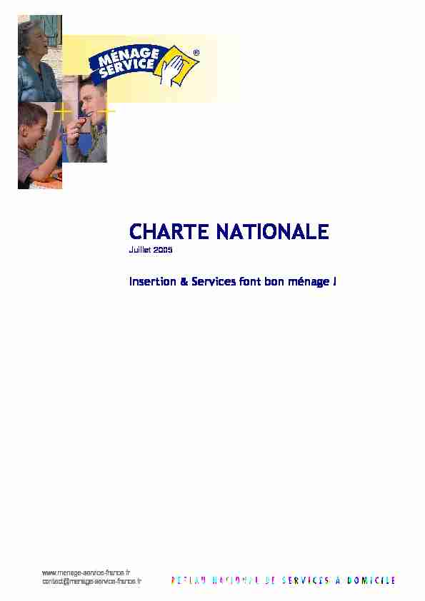 3- Charte Ménage Service nationale