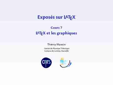 Exposés sur LaTeX