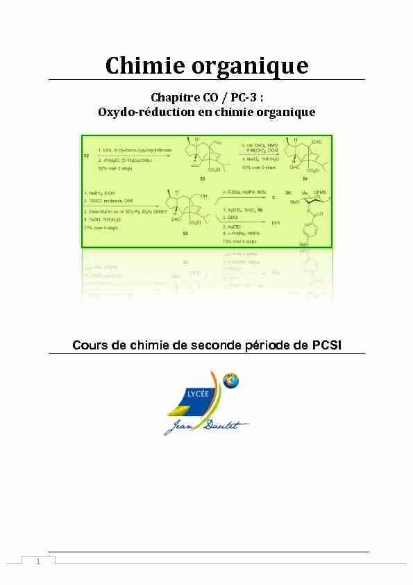 [PDF] Chimie organique - Chimie en PCSI