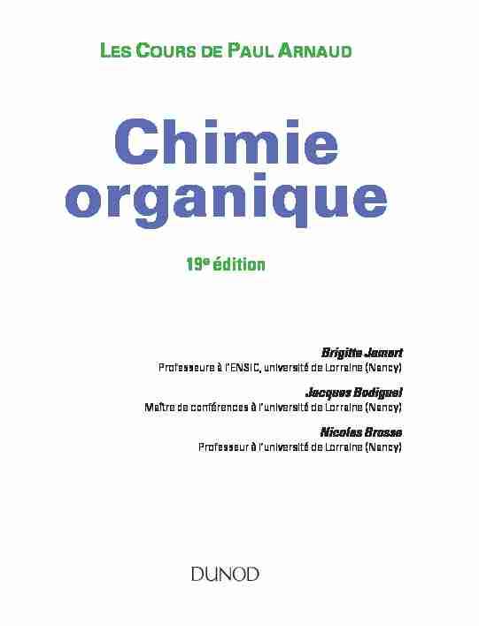 [PDF] Chimie organique - Remedeorg