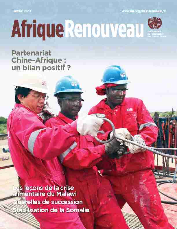 [PDF] Partenariat Chine-Afrique : un bilan positif ?