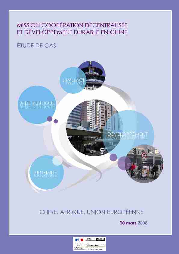 [PDF] CHINE AFRIQUE UNION EUROPÉENNE - France Diplomatie