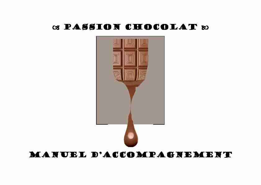livret passion chocolat