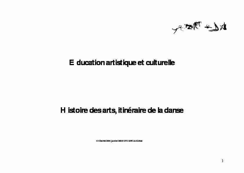 [PDF] Education artistique et culturelle Histoire des arts, itinéraire de la