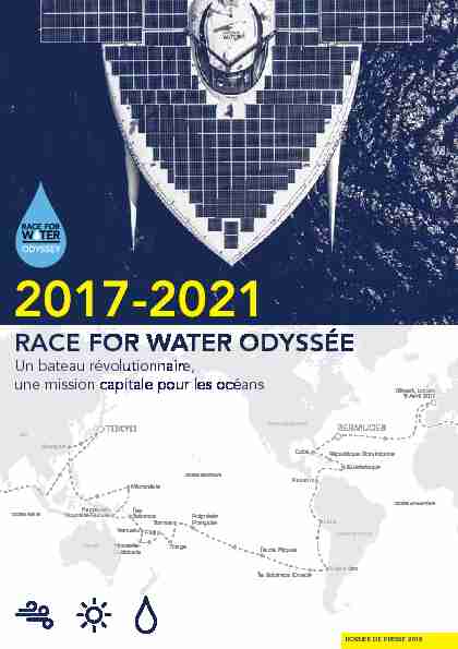 2017-2021 - race for water odyssée