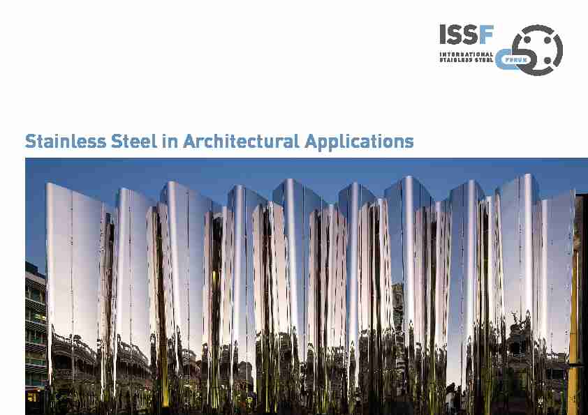 ISSF Stainless Steel in Architectural Applications