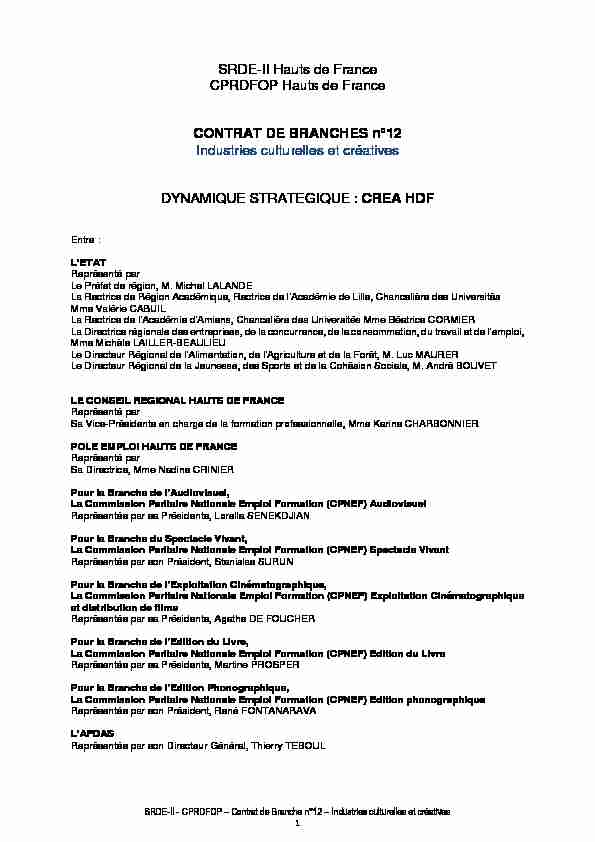 [PDF] CB12 CONTRAT DE BRANCHE- Contrat cadre -V10-1-3 - C2RP