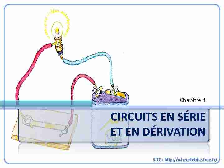 [PDF] Circuits en série et en dérivation