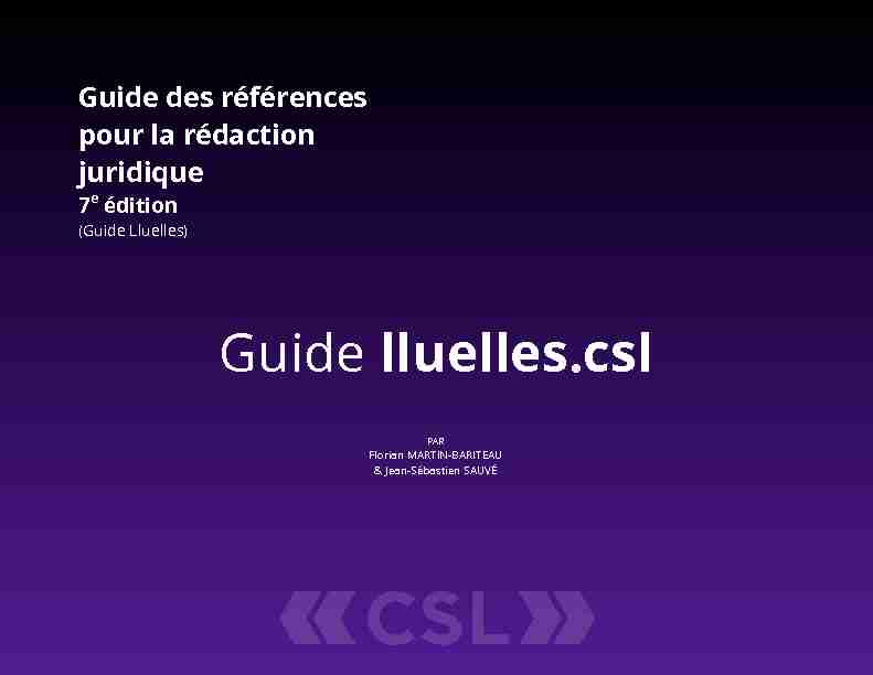 Guide lluelles.csl
