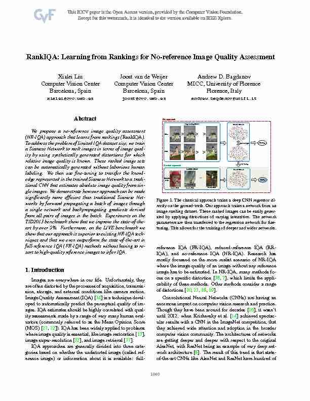 RankIQA: Learning From Rankings for No-Reference Image Quality