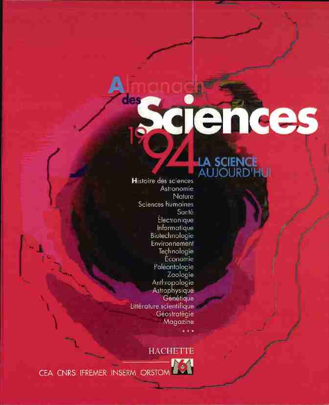 Lalmanach des sciences 1994 : la science aujourdhui
