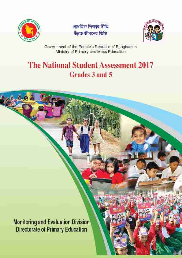 The National Student Assessment 2017