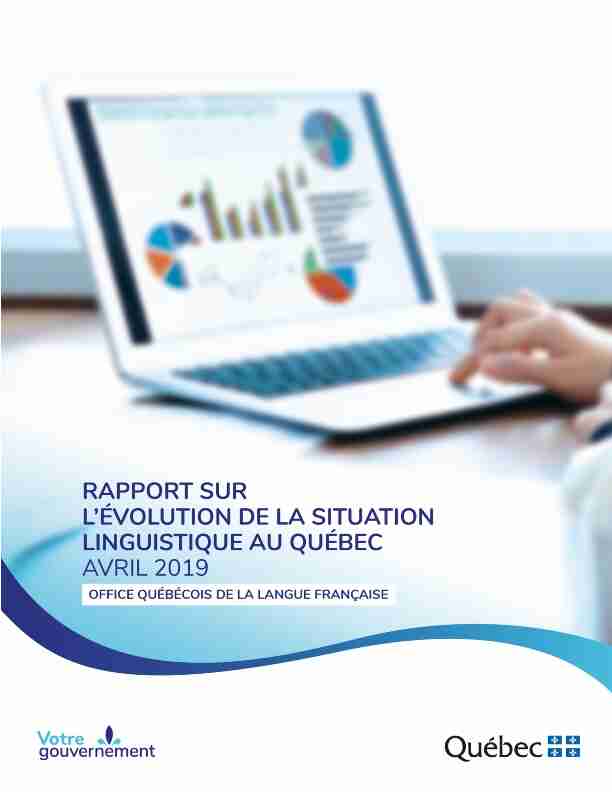 Rapport sur lévolution de la situation linguistique au Québec / Office